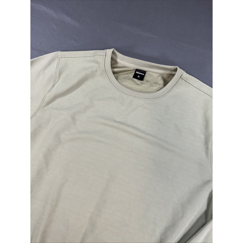 light olive-beige crew neck t-shirt from Damensch Xl